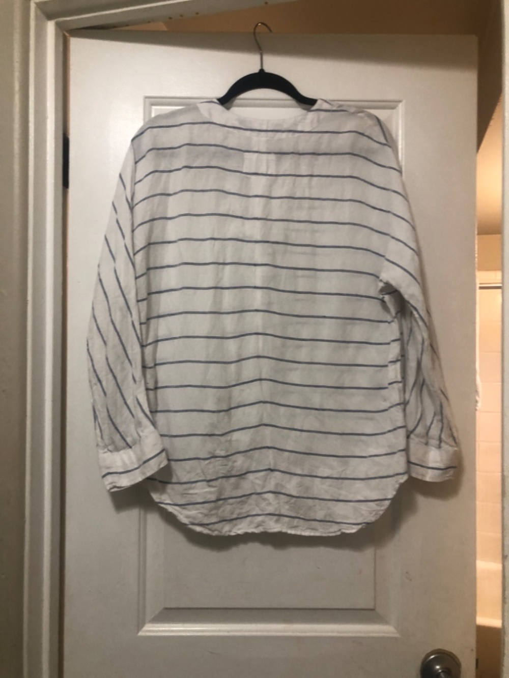 Rails Lily Positano Stripe Linen Blend Top Size Small - Picture 4 of 5